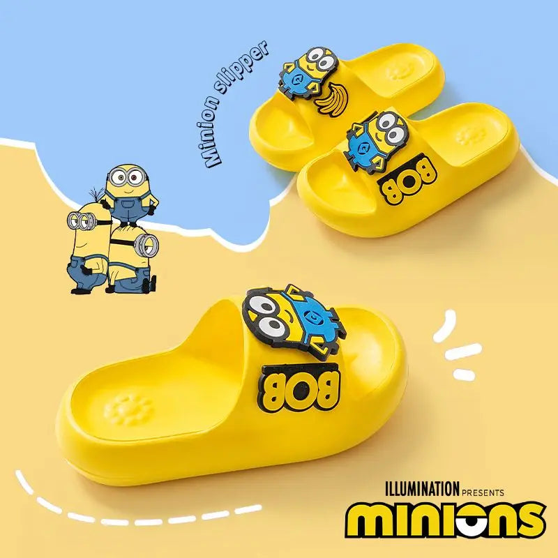 Minions Kids Summer Slippers – Soft Non-Slip Cartoon Flip-Flops - Image 3