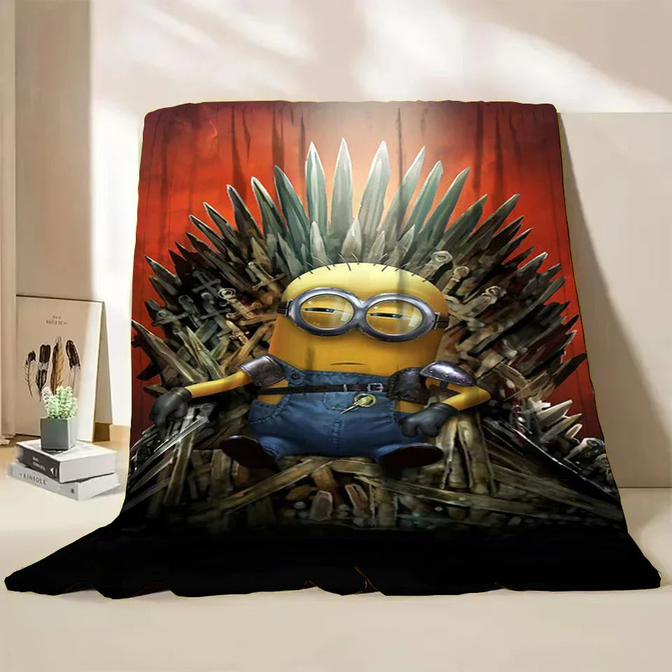 Minions Flannel Throw Blanket – Soft Winter Cartoon Blanket by MINISO - Image 24
