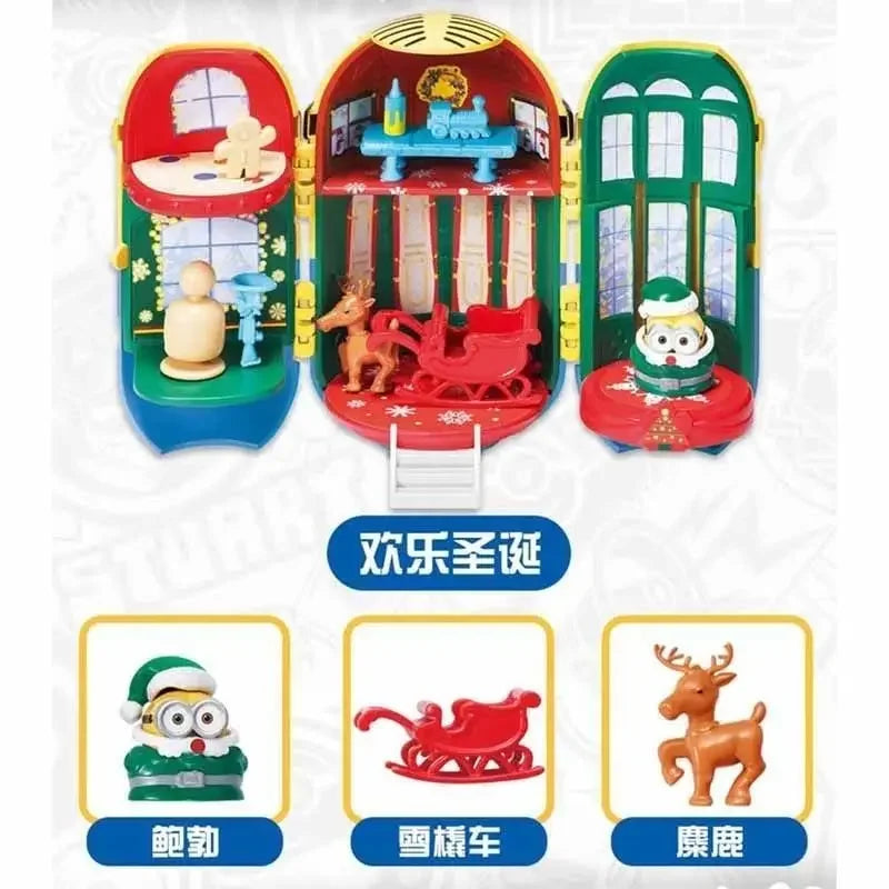 Minions Anime Cartoon Cute Doll Figure Blind Box Creative Despicable Me Scene Model Ornament Toy Surprise Gift Box Wholesale - Image 4