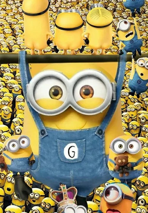 Minions 5D Diamond Painting – Cute Cartoon Cross Stitch Mosaic Kit - Image 3