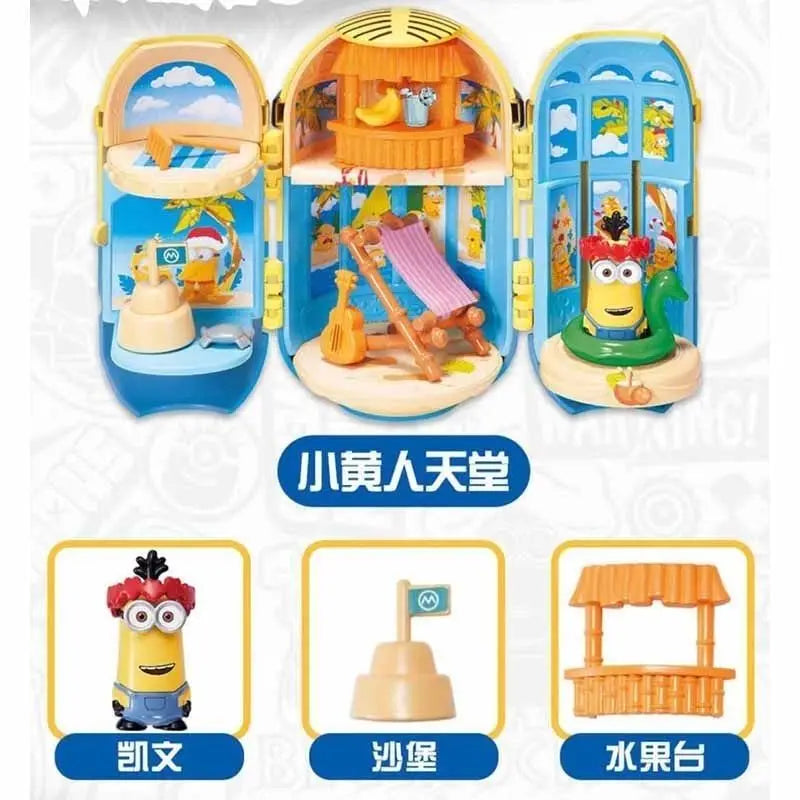 Minions Anime Cartoon Cute Doll Figure Blind Box Creative Despicable Me Scene Model Ornament Toy Surprise Gift Box Wholesale - Image 12