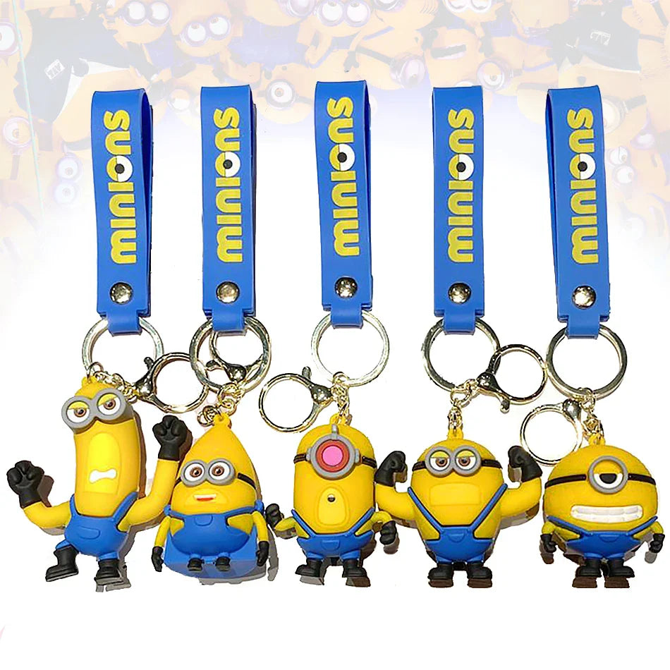 Minions 4 Despicable Me Keychain Figure Pendant Toy