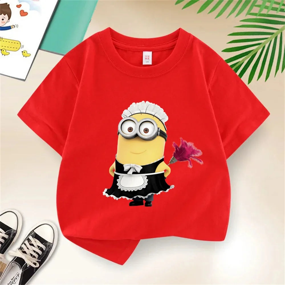 Kids Minions Birthday T-Shirt (Ages 3–14) - Image 5