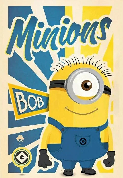 Minions 5D Diamond Painting – Cute Cartoon Cross Stitch Mosaic Kit - Image 4