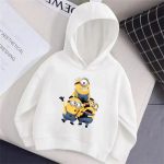 Minions Thick Fleece Hoodie for Kids – Winter Pullover Edition