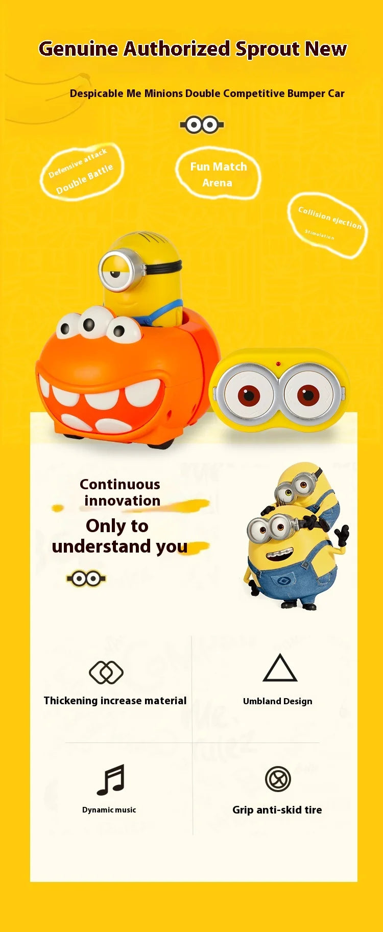 MINISO Minion Remote-Controlled Car - Image 8