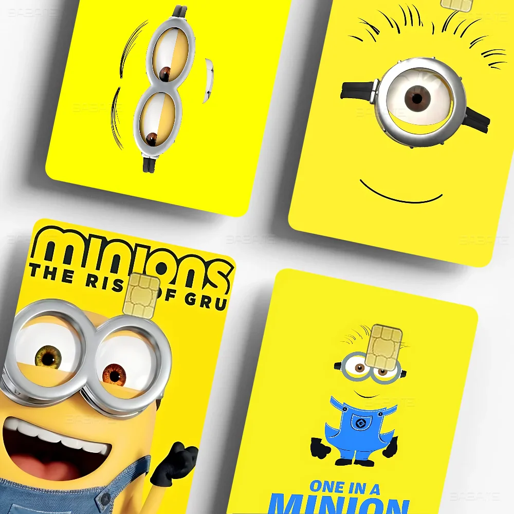 Cute M-Minions 2024 Anime Cartoon Skin Stickers for Credit Card - Image 18