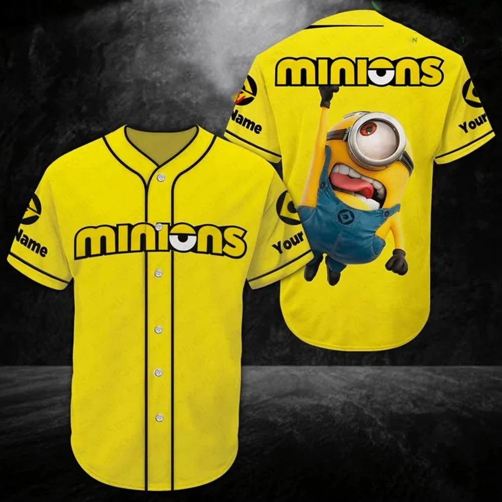 2025 Minions Baseball Tee – Unisex Quick-Dry Summer Shirt - Image 5
