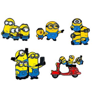 5pcs Anime Despicable Me Minions Enamel Pins