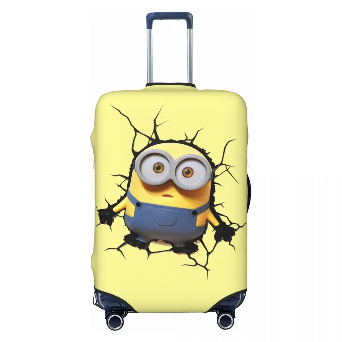 Custom Minions Luggage Cover – Washable Travel Suitcase Protector - Image 4