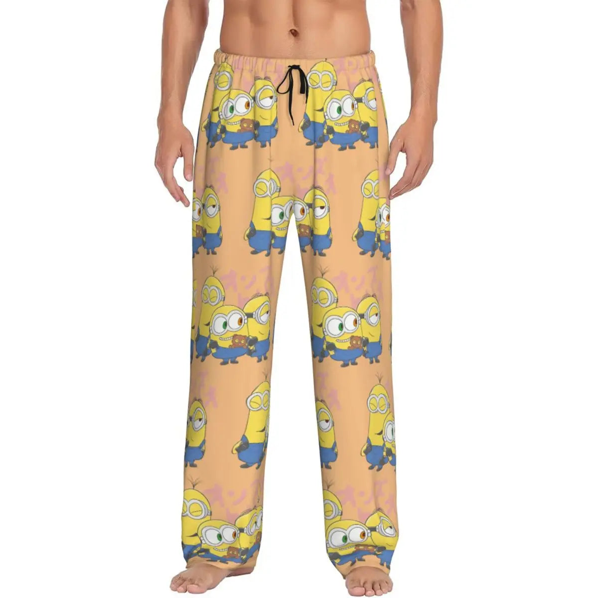 Custom M-Minions Men’s Pajama Pants – Yellow Capsule Sleepwear