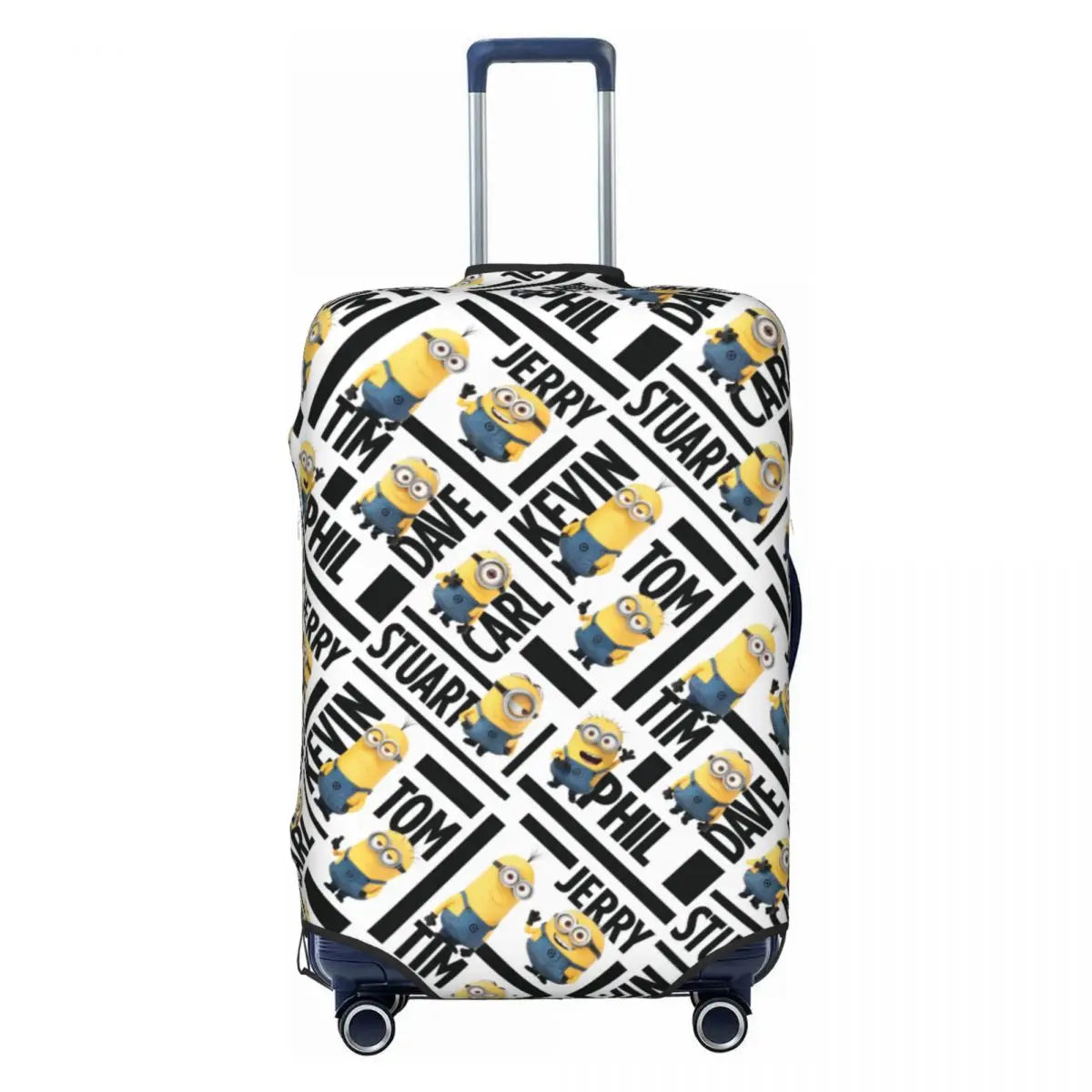 Custom Minions Luggage Cover – Washable Travel Suitcase Protector - Image 16